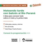 La Fiesta Nacional del Mate suma más novedades con el Mateando