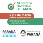 Fiesta Nacional Del Mate | Se suspende el Sábado 5 y se pasa al Lunes 07 | El Domingo será normal