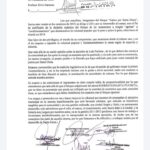 CARTA DEL BLOQUE DE JUNTOS POR SANTA ELENA