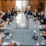 *DE PEDRO, KATOPODIS Y CRESTO RECIBIERON AL COORDINADOR DE MEKOROT PARA DEFINIR UNA AGENDA DE BUEN MANEJO DEL AGUA*