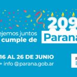 ADAN BAHL | La semana de festejos por el cumpleaños 209 de Paraná