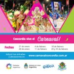 CONCORDIA: Este sábado 21 comienza la pasión del carnaval