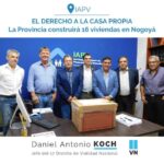 DANIEL KOCH: La Provincia construirá 16 viviendas en Nogoyá