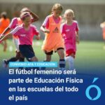 Fútbol femenino en las escuelas
