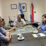 LUCÍA VARISCO precandidata a intendente de Paraná se reunió con Schneider y apoya su postulación a presidir el Comité de la UCR