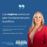 PATRICIA DIAZ ROSSI PRECANDIDATA A SENADORA | LAS MUJERES, UN PILAR FUNDAMENTAL PARA LA POLÍTICA.