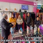 Daniel Rossi saludó a los Empleados de Comercio