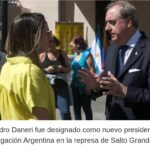 El ex menemista y macrista Alejandro Daneri fue designado por el presidente Milei como titular de la Delegación Argentina ante la Comisión Técnica Mixta de Salto Grande.