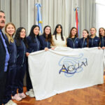 La vicegobernadora recibió a patinadoras entrerrianas que participarán en el Mundial de Italia