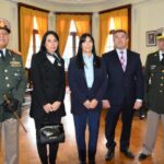La vicegobernadora Alicia Aluani encabezó el acto por el 86º Aniversario de Gendarmería Nacional
