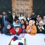 La Vicegobernadora Alicia Aluani participó del acto por el 25º aniversario de una escuela de Crucesitas Tercera