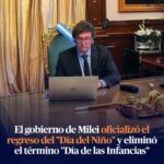 VUELVE EL DIA DEL NIÑO. ADIÓS AL «DÍA DE LAS INFANCIAS»