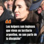 VICTORIA VILLARRUEL VICEPRESIDENTA DE LA NACIÓN: LOS KELPERS SON INGLESES QUE VIVEN EN TERRITORIO ARGENTINO, NO SON PARTE LA DISCUSIÓN