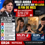 MILEI AHORA CUESTIONA A LOS ARGENTINOS QUE NO LLEGAN A FIN DE MES: «SI SE QUEDAN SIN PLATA EL DÍA 20, ¿CÓMO VIVEN LOS OTROS 10 DÍAS?